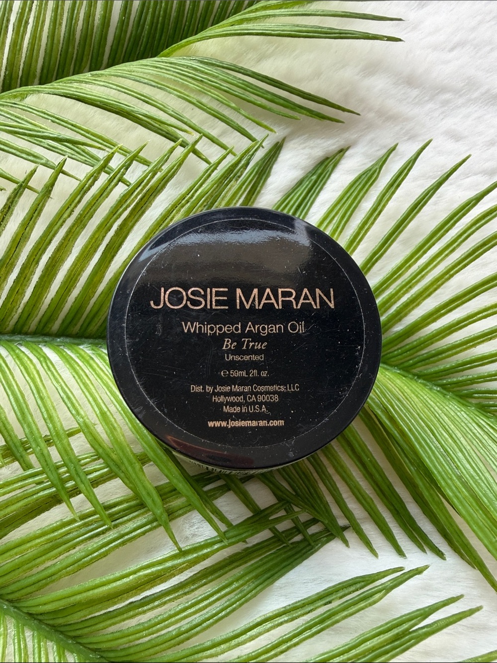 NEW JOSIE MARAN Whipped Argan Oil Be True Unscented Travel Size 2 fl oz